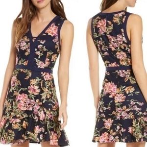 Adelyn Rae Sleeveless Floral Dress